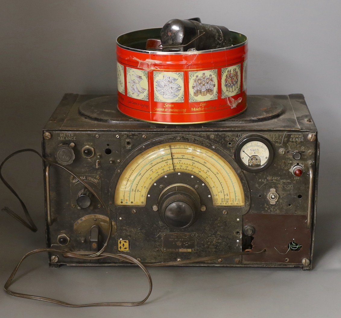 A Lancaster bomber receiver etc